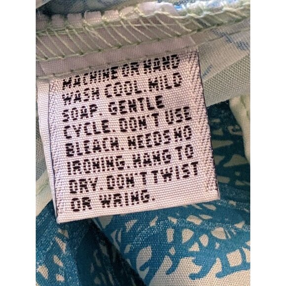 Bahama Prints Boys Button Up Shirt Blue Seahorses Pockets Made In The Bahamas - Picture 3 of 4